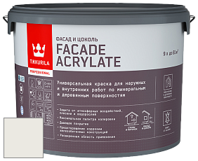Краска Tikkurila Facade Acrylate краска фасадная цвет 2686 Tuulikki