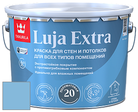 Краска Tikkurila Luja 20 Extra полуматовая краска для влажных помещений цвет NCS S 1040-R90B 