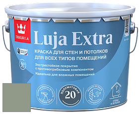Краска Tikkurila Luja 20 Extra полуматовая краска для влажных помещений цвет NCS S 4010-G30Y 