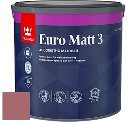 Краска Tikkurila Euro Matt 3 краска для стен и потолков цвет S423 