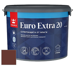Краска Tikkurila Euro Extra 20 краска для стен и потолков цвет RAL 8012 