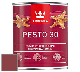 Краска Tikkurila Euro Pesto 30 эмаль цвет M423 Гранат