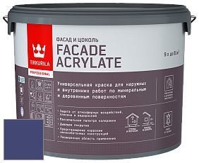 Краска Tikkurila Facade Acrylate краска внутренних и наружных работ цвет M347 