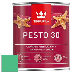 Краска Tikkurila Euro Pesto 30 эмаль цвет NCS S 1060-G 