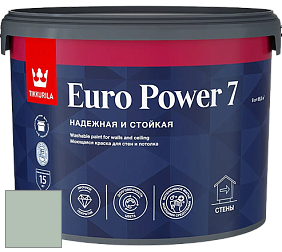 Краска Tikkurila Euro Power 7 краска для стен и потолков цвет X445 Лидо