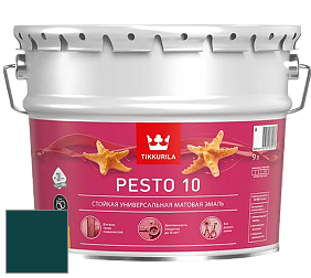 Краска Tikkurila Euro Pesto 10 эмаль цвет RAL 6004 