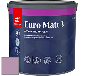 Краска Tikkurila Euro Matt 3 краска для стен и потолков цвет V340 