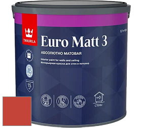 Краска Tikkurila Euro Matt 3 краска для стен и потолков цвет M320 