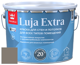 Краска Tikkurila Luja 20 Extra полуматовая краска для влажных помещений цвет L487 Крот