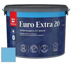 Краска Tikkurila Euro Extra 20 краска для стен и потолков цвет J358 