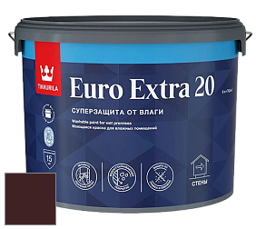 Краска Tikkurila Euro Extra 20 краска для стен и потолков цвет RAL 3007 