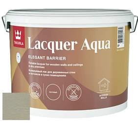 Краска Tikkurila Lacquer Aqua (матовый) лак интерьерный цвет 3439 Шерсть