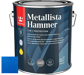 Краска Tikkurila Metallista Hammer молотковая краска по металлу цвет TVT MH067 