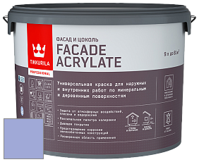 Краска Tikkurila Facade Acrylate краска внутренних и наружных работ цвет J347 