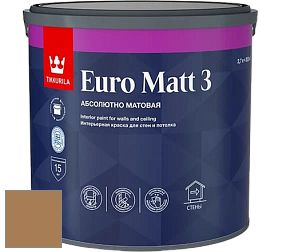 Краска Tikkurila Euro Matt 3 краска для стен и потолков цвет S396 Сироп