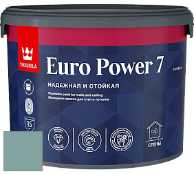 Краска Tikkurila Euro Power 7 краска для стен и потолков цвет S369 