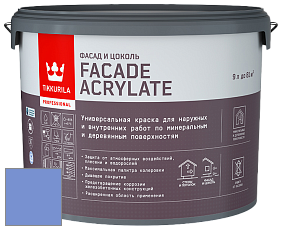 Краска Tikkurila Facade Acrylate краска внутренних и наружных работ цвет NCS S 1555-R70B 