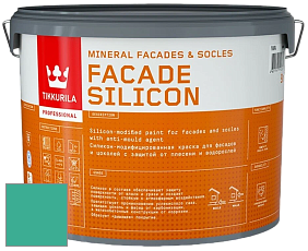 Краска Tikkurila Facade Silicon краска фасадная цвет NCS S 2050-B80G 