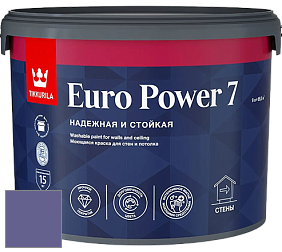 Краска Tikkurila Euro Power 7 краска для стен и потолков цвет N344 