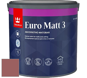 Краска Tikkurila Euro Matt 3 краска для стен и потолков цвет S419 