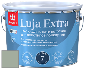 Краска Tikkurila Luja Extra 7 матовая краска для влажных помещений цвет NCS S 3010-G20Y 