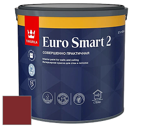 Краска Tikkurila Euro Smart 2 краска для стен и потолков цвет RAL 3011 
