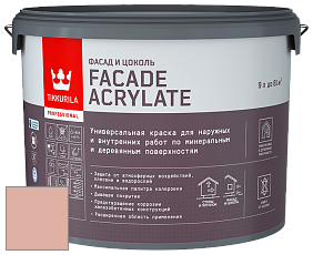 Краска Tikkurila Facade Acrylate краска фасадная цвет Q307 