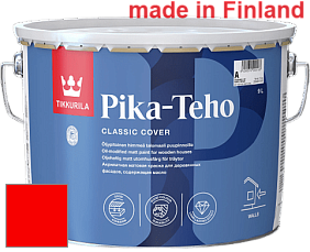 Краска Tikkurila Pika-Teho краска для деревянных фасадов цвет RAL 3024 