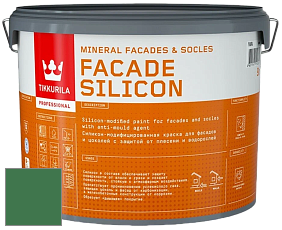 Краска Tikkurila Facade Silicon краска фасадная цвет NCS S 4050-G10Y 
