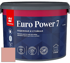 Краска Tikkurila Euro Power 7 краска для стен и потолков цвет X418 