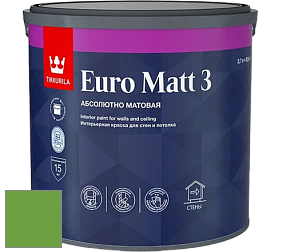 Краска Tikkurila Euro Matt 3 краска для стен и потолков цвет M382 