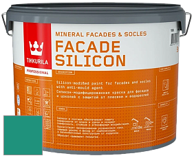 Краска Tikkurila Facade Silicon краска фасадная цвет NCS S 3050-B80G 