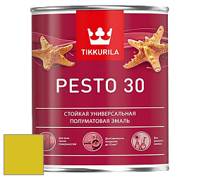 Краска Tikkurila Euro Pesto 30 эмаль цвет RAL 1012 