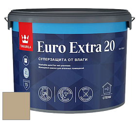 Краска Tikkurila Euro Extra 20 краска для стен и потолков цвет V460 Альбит