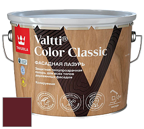 Краска Tikkurila Valtti Color Classic лазурь колеруемая для деревянного фасада цвет RAL 3005 