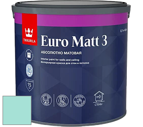 Краска Tikkurila Euro Matt 3 краска для стен и потолков цвет X371 