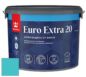 Краска Tikkurila Euro Extra 20 краска для стен и потолков цвет NCS S 1050-B30G 