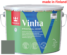 Краска Tikkurila Vinha кроющий антисептик для деревянных фасадов цвет S494 