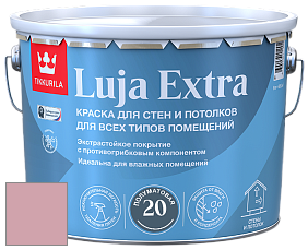 Краска Tikkurila Luja 20 Extra полуматовая краска для влажных помещений цвет V423 Олеандр