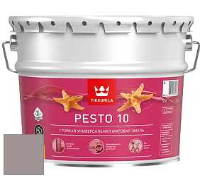 Краска Tikkurila Euro Pesto 10 эмаль цвет NCS S 4005-R 