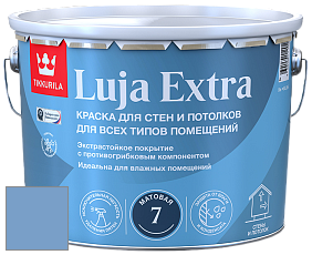 Краска Tikkurila Luja Extra 7 матовая краска для влажных помещений цвет NCS S 2040-R80B 