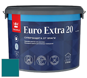 Краска Tikkurila Euro Extra 20 краска для стен и потолков цвет RAL 5021 