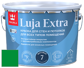 Краска Tikkurila Luja Extra 7 матовая краска для влажных помещений цвет RAL 6037 