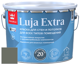 Краска Tikkurila Luja 20 Extra полуматовая краска для влажных помещений цвет V495 Железная дорога