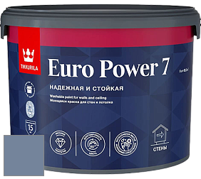 Краска Tikkurila Euro Power 7 краска для стен и потолков цвет L430 Сопка