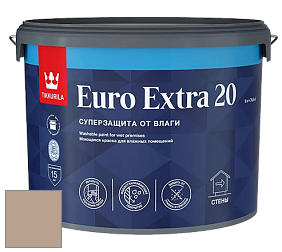 Краска Tikkurila Euro Extra 20 краска для стен и потолков цвет X468 