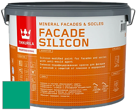 Краска Tikkurila Facade Silicon краска фасадная цвет NCS S 2060-B90G 