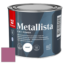 Краска Tikkurila Metallista краска по металлу цвет S338 Цикламен