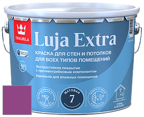 Краска Tikkurila Luja Extra 7 матовая краска для влажных помещений цвет RAL 4008 