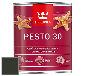 Краска Tikkurila Euro Pesto 30 эмаль цвет RAL 6008 